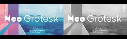 Fontador released Neo Grotesk.