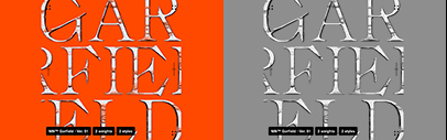 MN™ Garfield by Masahiro Naruse was added to Future Fonts.