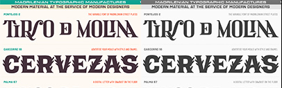 Madrilenian Typographic Manufactures is a project that aims to give a second digital life to the letters that they find around the city of Madrid.