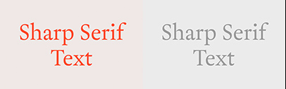 Sharp Type released Sharp Serif Text.