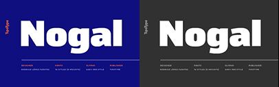 TipoType released Nogal.