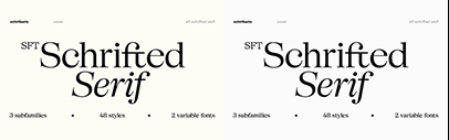Schrifteria Foundry released SFT Schrifted Serif.