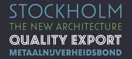 Oskar is a design inspired by Dutch architectural and advertising lettering from the early 20th century. A special introduction price applies until February.
