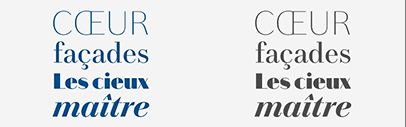 Dalton Maag released Perenelle Sans and Perenelle Serif.