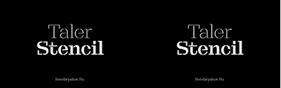 Serebryakov released Taler Stencil.