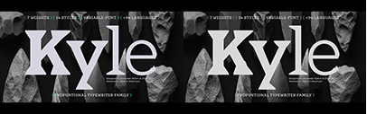 Blaze Type released Kyle and Kyle Mono.