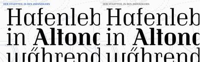 TypeMates released Altona designed by Albert-Jan Pool‚ Julia Uplegger‚ and Antonia Cornelius.