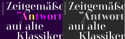 TypeMates released Alison Head and Alison Text designed by Julia Uplegger.
