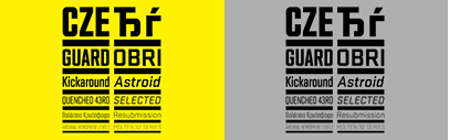 Process Type Foundry released Stratum Condensed. Besides it‚ they updated and expanded Stratum. Stratum and Stratum Condensed have italics and support Cyrillic and Greek.