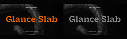 Identity Letters updated Glance Sans and upgraded Glance Slab. They added italics and a weight to Glance Slab to make it a much better companion to Glance Sans. Save 50% using the Coupon “GlanceReRelease”.