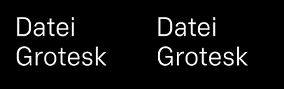 Kontour released Datei Grotesk.