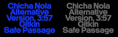 Altiplano released Citizen Grotesk.