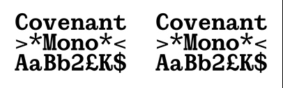Proof of Words released PoW Covenant Mono.