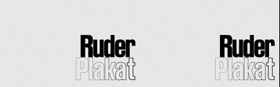 Lineto released LL Ruder Plakat Kontur.