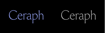 Sharp Type released Ceraph designed by Emma Piercy.