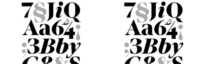 VentiQuattro was expanded. It has nine weights + italics now.