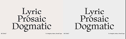 Briefcase Type Foundry released BC Exalt.