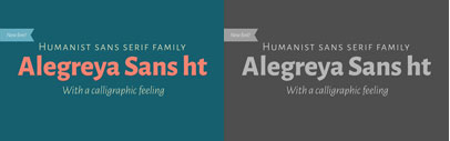  New humanist sans serif&sbquo; Alegreya Sans by Huerta Tipográfica. Available for free download.
