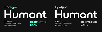 TipoType released Humant.