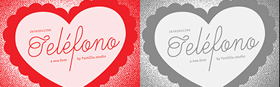 Teléfono by Tortilla.studio was added to Future Fonts.