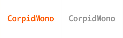LucasFonts released CorpidMono.
