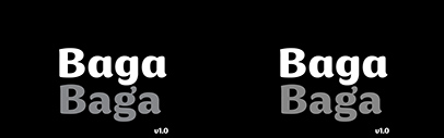 Baga has crossed the finish line and graduated from Future Fonts.