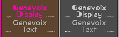 The Designers Foundry released Genevoix.