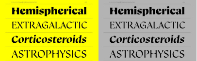 Capitalics Warsaw Type Foundry released Spi­rala.