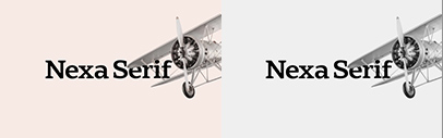 Font Fabric released Nexa Serif.