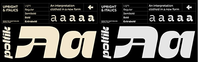 Type Together released Poltik designed by Patrycja Walczak.