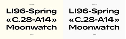 Pangram Pangram Foundry released PP Watch.