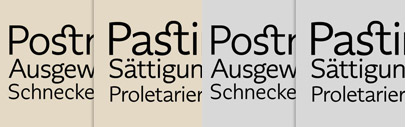 Hubert Jocham released two sans serifs‚ GarySans and Ramon.