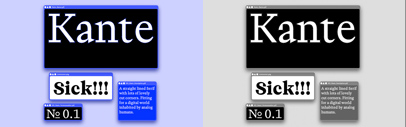 Kante by Jakob Fangmeier was added to Future Fonts.