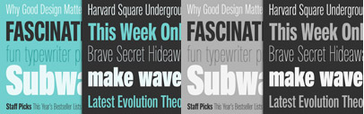 Neue Helvetica Compressed: From 29 Ultra Light to 99 Black: new&sbquo; space-saving Compressed styles for the Neue Helvetica family.