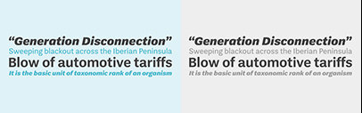 ReType Foundry released Lavigne Nova Sans.