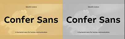 Identity Letters released Confer Sans. Introductory offer 40% off with coupon code “Confer40”.
