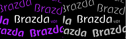 Brazda by DualType was added to Future Fonts.