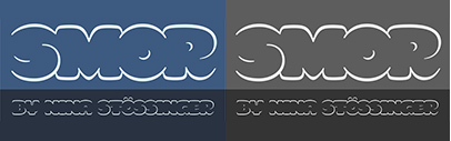 Overlap Type released SMOR designed by Nina Stössinger.
