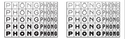 Poem released Phông designed by Khải Quang Nguyễn.