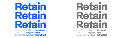 Leinster Type released Retain designed by Ramakrishna Manda and Troy Leinster.