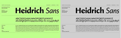 Capitalics Warsaw Type Foundry released Heidrich Sans.