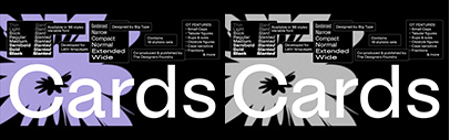 The Designers Foundry released Cards.
