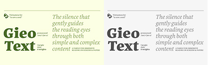 ÁccentiaType released Gieo Text.