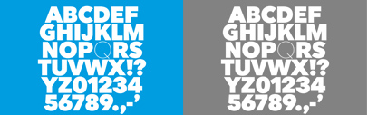 Nationale‚ a sans serif developed in 2013 as a part of the new visual identity for the National Museum of Denmark.