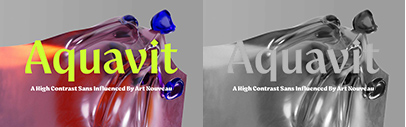 Floodfonts released Aquavit.