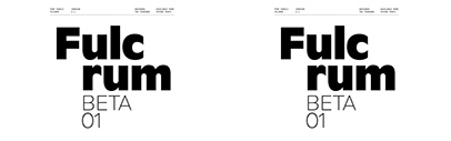 Fulcrum by Teo Tuominen was added to Future Fonts.