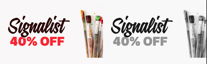 Signalist is a contemporary brush script. It is condensed and tight but still legible. 40% off till Mar 2.