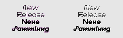 Nice To Type released Neue Sammlung.