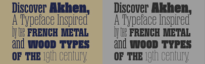 Typofonderie released Akhen. It comes in three narrow widths.