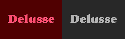 Commercial Type released Delusse.
